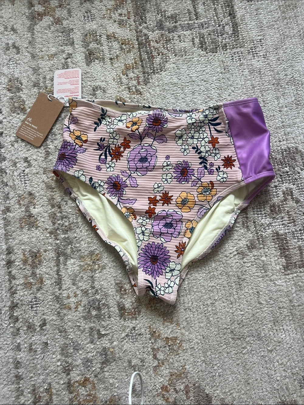 💜🪻Lilac Beach Zip Pocket Bottom 💦
